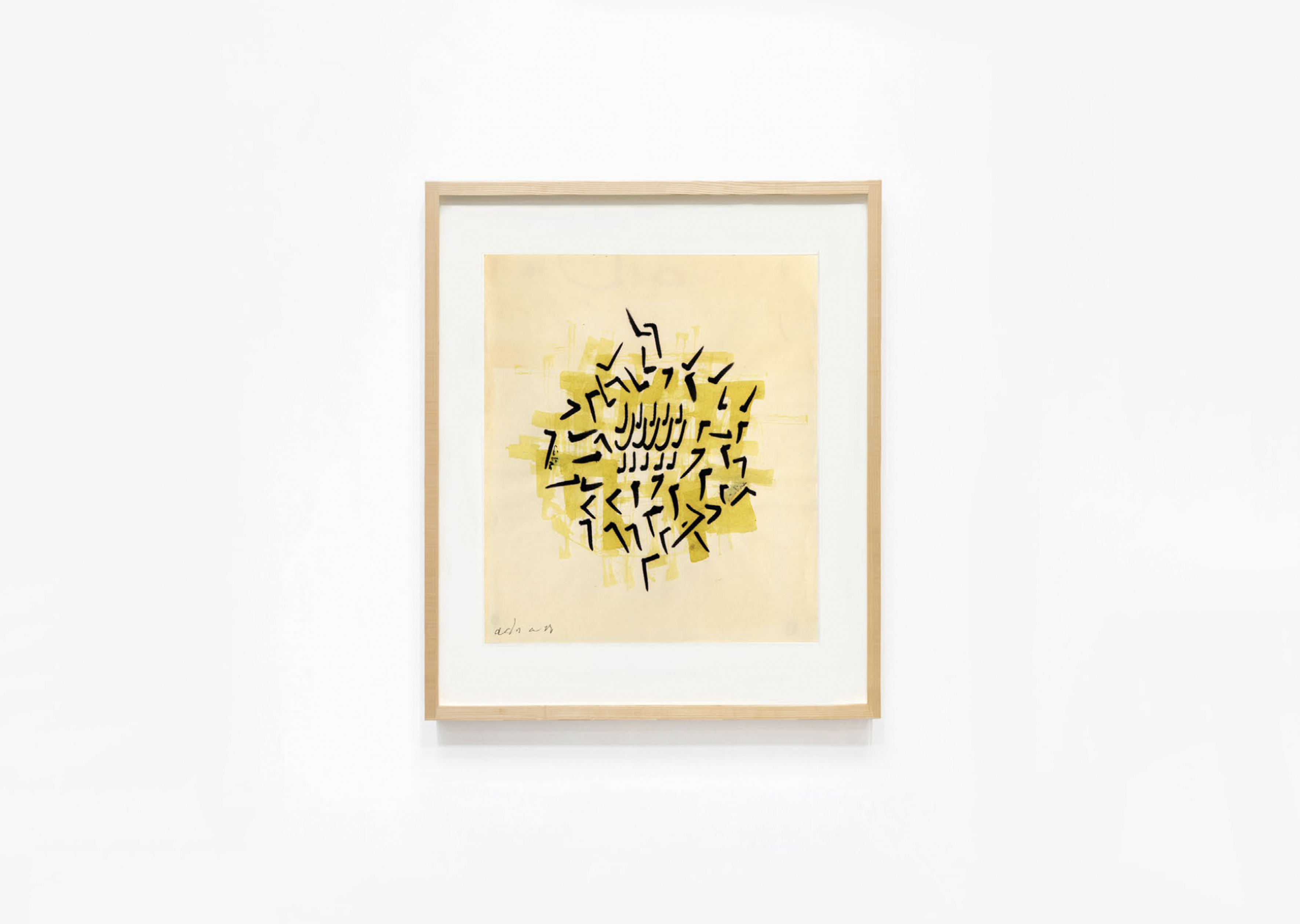 oeuvre Sans titre Etel Adnan